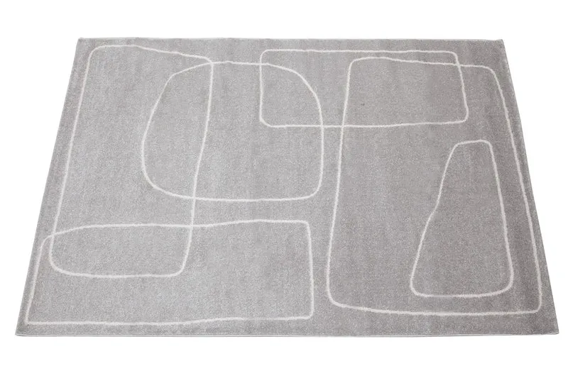 Tappeto Moderno Atelier Grigio