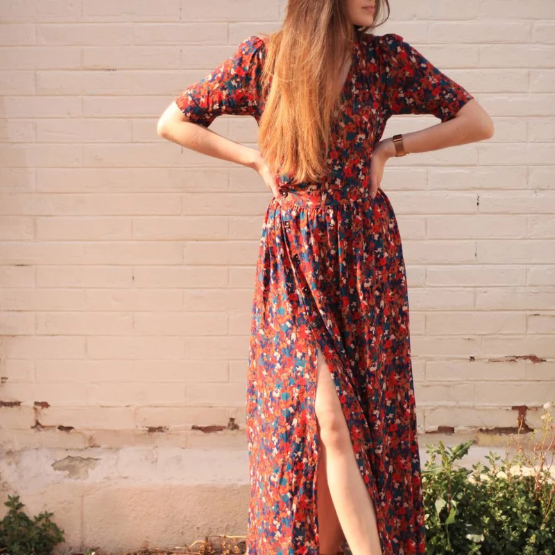 PATRON DE COUTURE PDF | Robe Garance | Cha’Coud | BILINGUE (FR/EN)