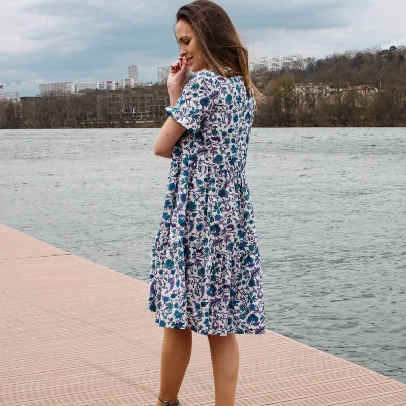 Patron de couture PDF | Robe Charlotte | Cha'Coud | BILINGUE (FR/EN)