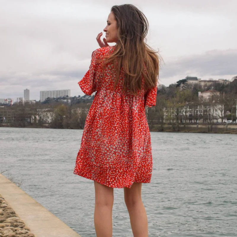 PATRON DE COUTURE PDF | Robe Emily | Cha’Coud | FRANÇAIS SEULEMENT