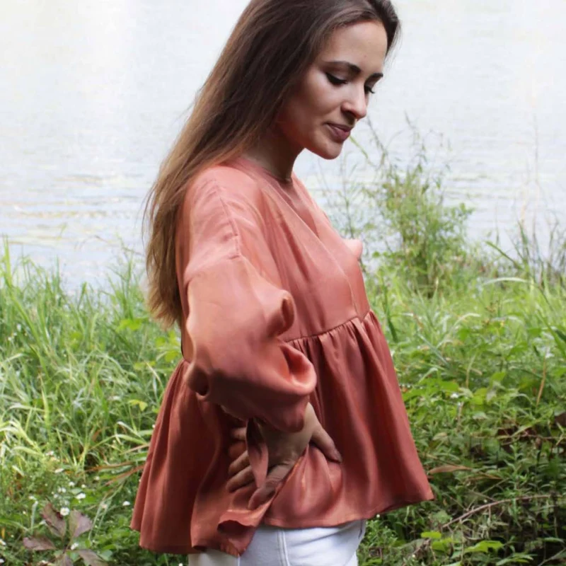 PATRON DE COUTURE PDF | Blouse Lehoïa | Cha’Coud | FRANÇAIS SEULEMENT