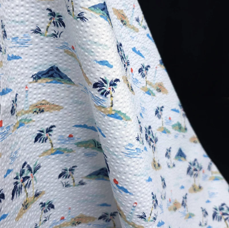 Coton Seersucker | Blanc | Collection Plissé | Robert Kaufman