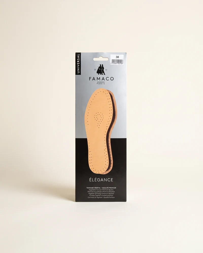 SEMELLE CUIR LISSE /LATEX