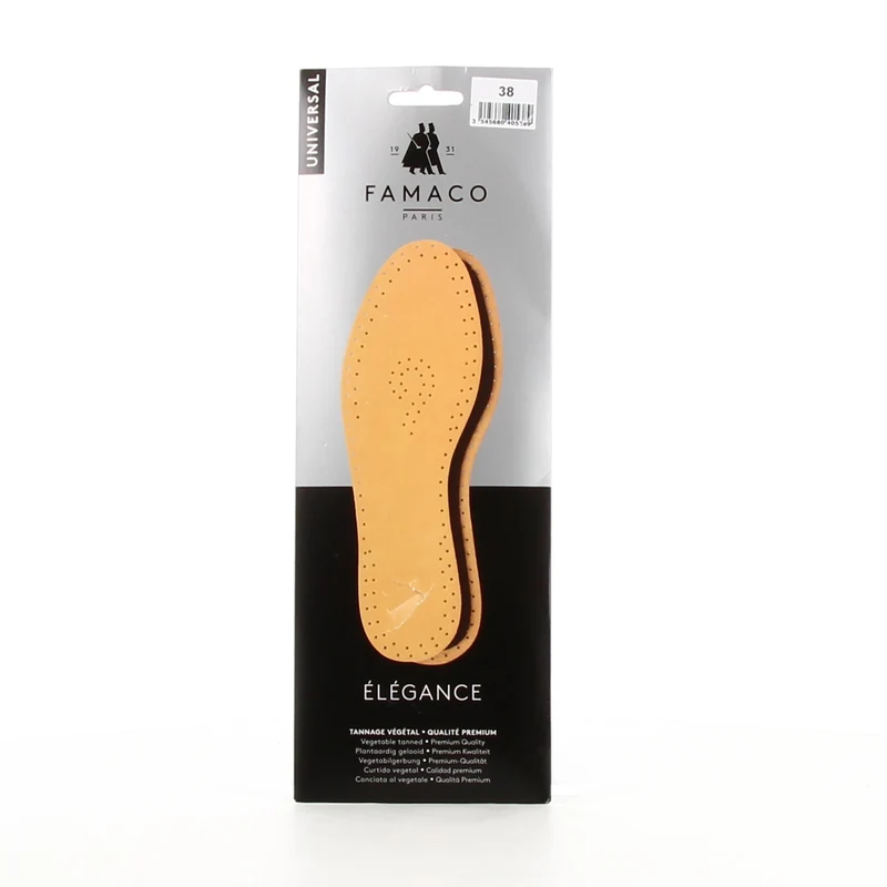 SEMELLE CUIR LISSE /LATEX
