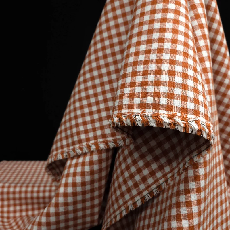 Tissu Essex en Lin et Coton Tissé Teint | Classic Wovens | Carreaux Vichy | Robert Kaufman