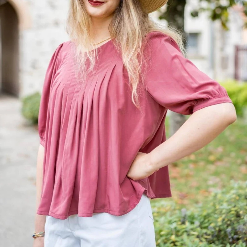 Patron de couture PDF | Blouse Roséa | Atelier Brizane | Fançais Seulement