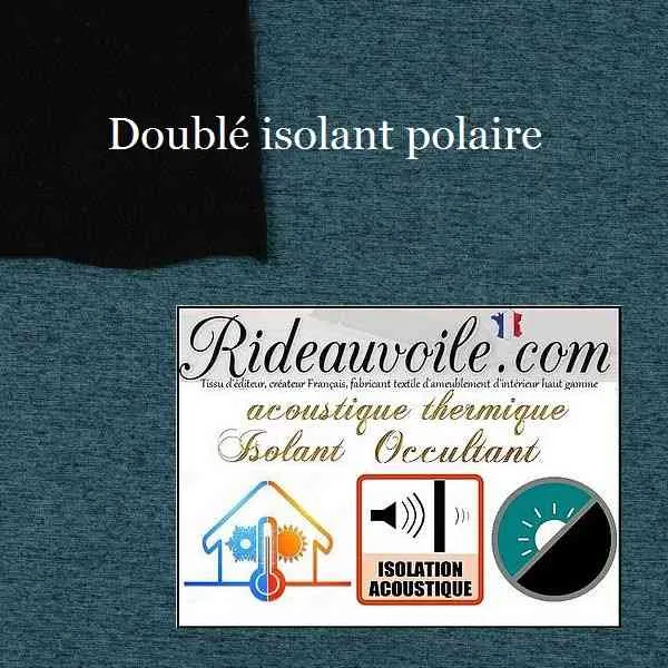 Boutique tissu ameublement doublé polaire Obscurcissant thermique mètre rideau