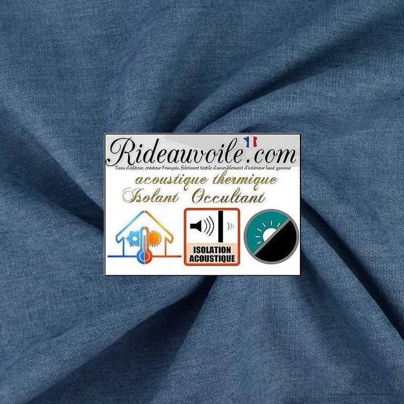 Tissu chenille isolant froid revers polaire Obscurcissant thermique Acoustique mètre