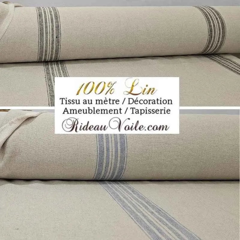 Toile ameublement épaisse Lin au mètre tapisserie canapé fauteuil couture rideau