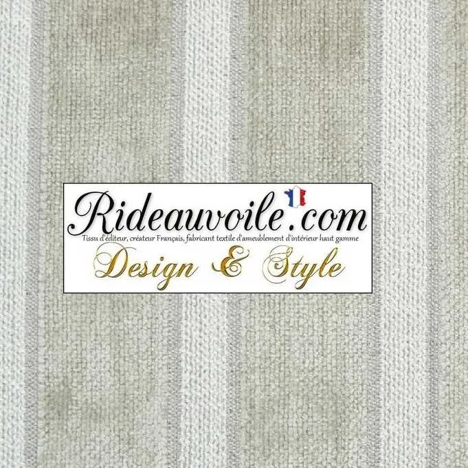 Velours chenille blanc au mètre rideau tissu ameublement confection rideau