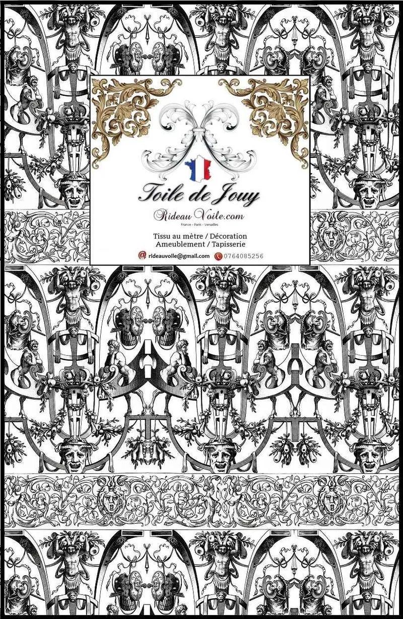 Toutes les décorations savoir sur la toile de Jouy ameublement mètre rideau voilage