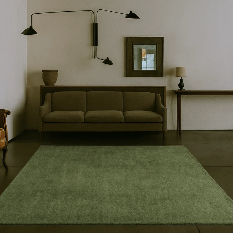 Tapis 100% laine Nouvelle-Zélande • Mousse