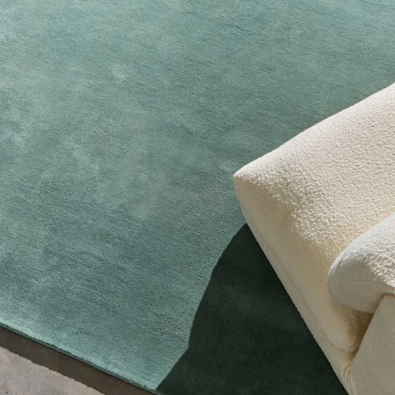 Tapis 100% laine Nouvelle-Zélande • Bleu pâle
