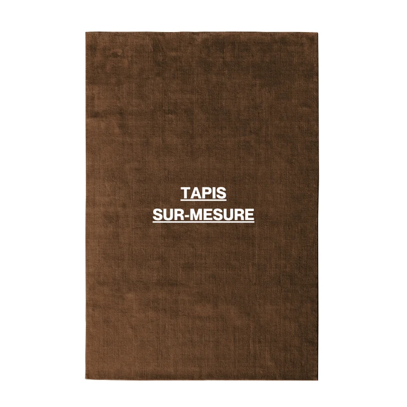 Tapis 100% laine Nouvelle-Zélande sur-mesure • Cacao