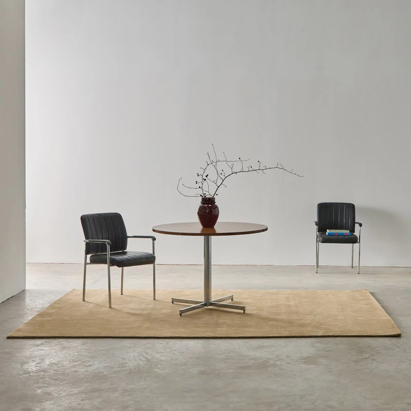 Tapis 100% laine Nouvelle-Zélande • Châtaigne