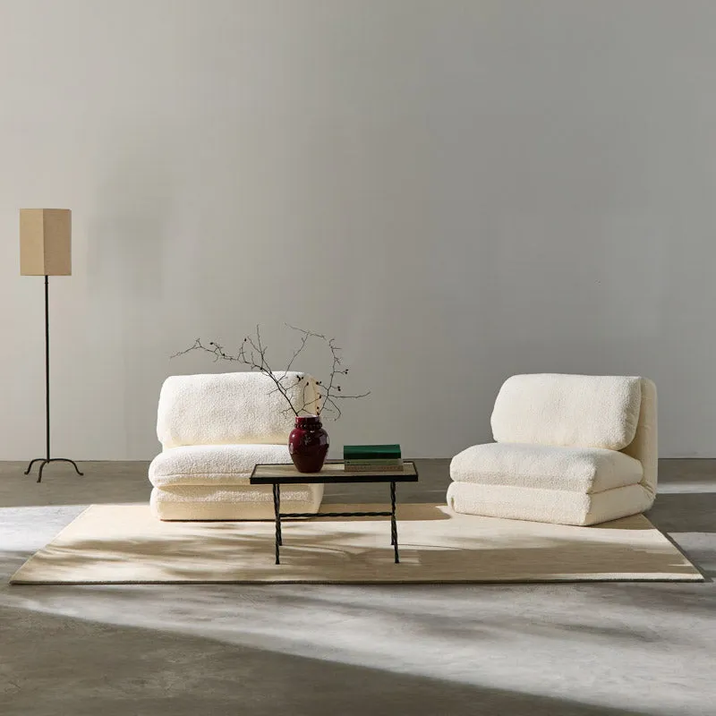 Tapis 100% laine Nouvelle-Zélande • Beige sable
