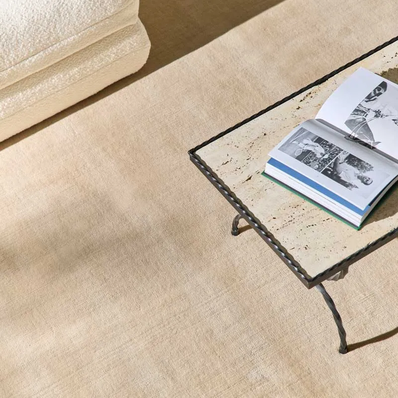Tapis 100% laine Nouvelle-Zélande • Beige sable