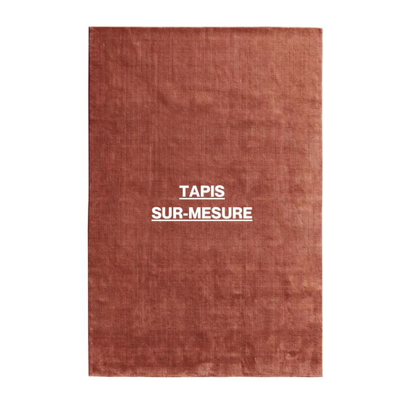 Tapis 100% laine Nouvelle-Zélande sur-mesure • Rouille