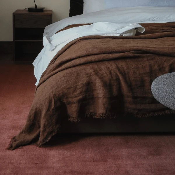 Tapis 100% laine Nouvelle-Zélande sur-mesure • Rouille