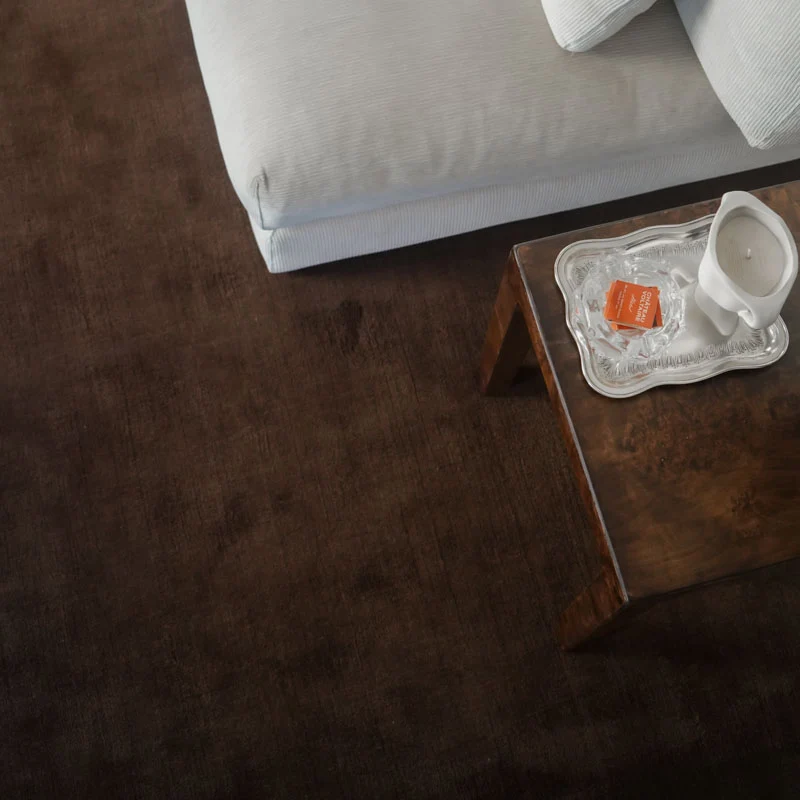 Tapis 100% laine Nouvelle-Zélande • Cacao