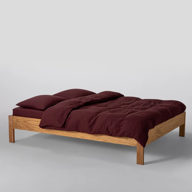 Housse de couette en lin lavé 190g/m² • Vignes
