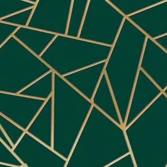 Geometric Stripes Bottle Green