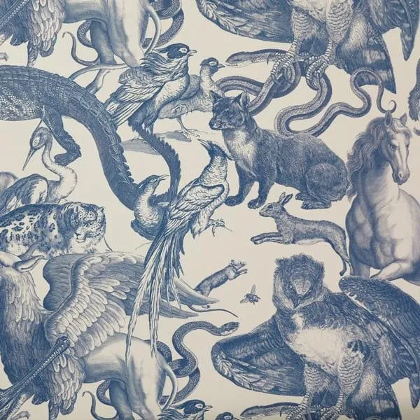 Blue Quirky Animals