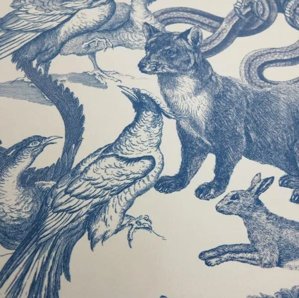 Blue Quirky Animals