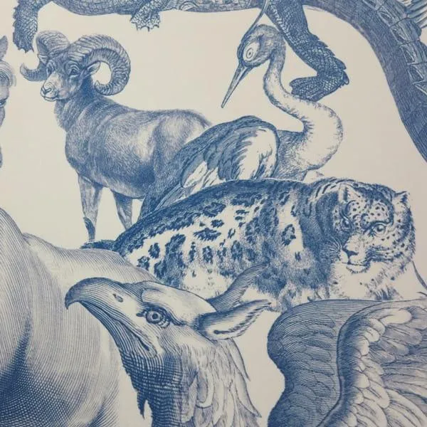 Blue Quirky Animals