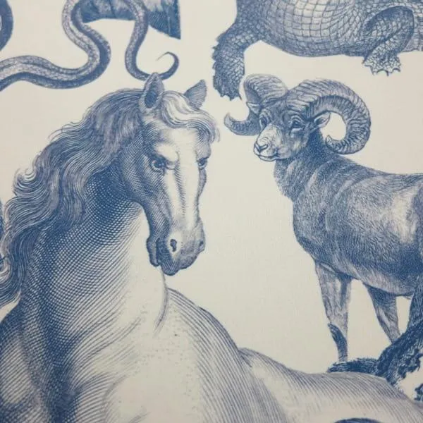 Blue Quirky Animals