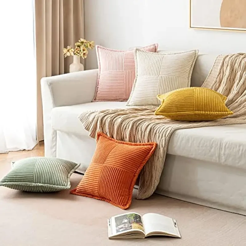 Housse de Coussin en Velours