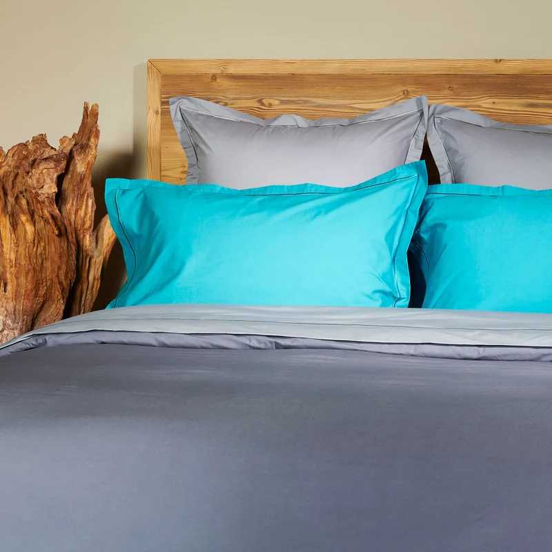 Drap housse double - Percale de coton