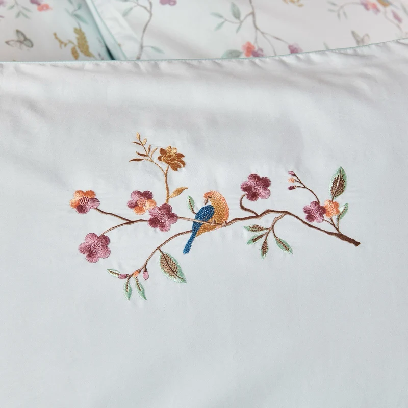 Parure de lit Jardin Suspendu - Satin de coton 120 fils/cm²