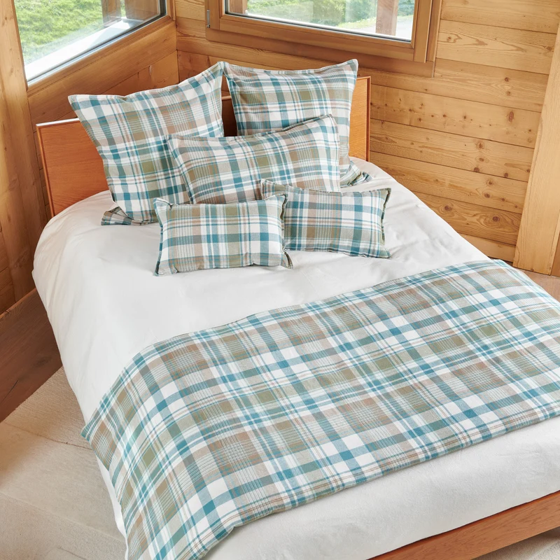 Parure de lit Highlands - Flanelle Tissé-Teint