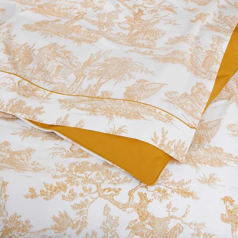 Parure de lit Rêve en Or - Percale de coton