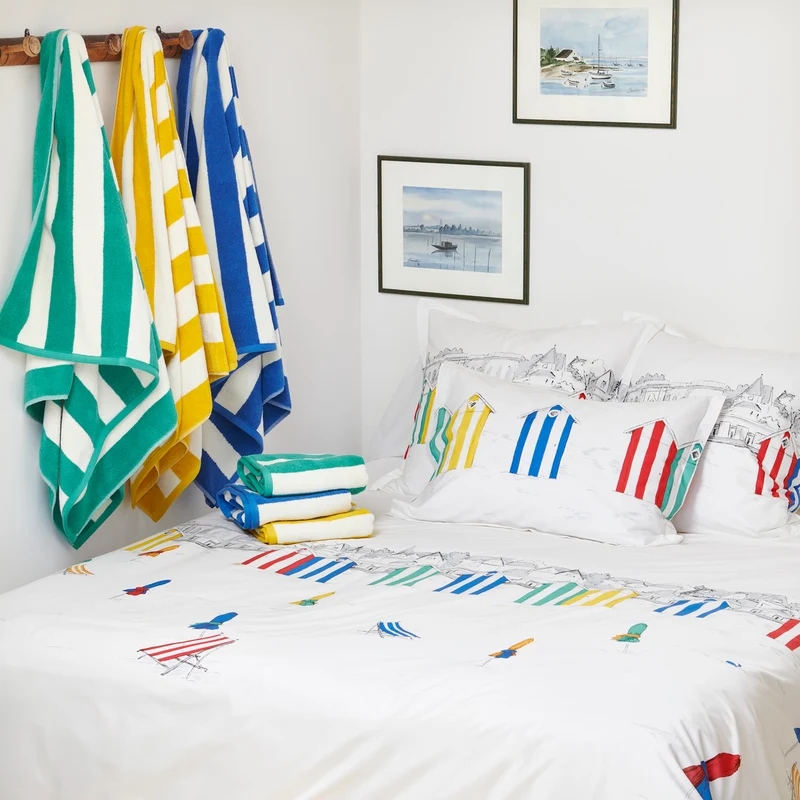 Parure de lit Les Planches - Percale de coton