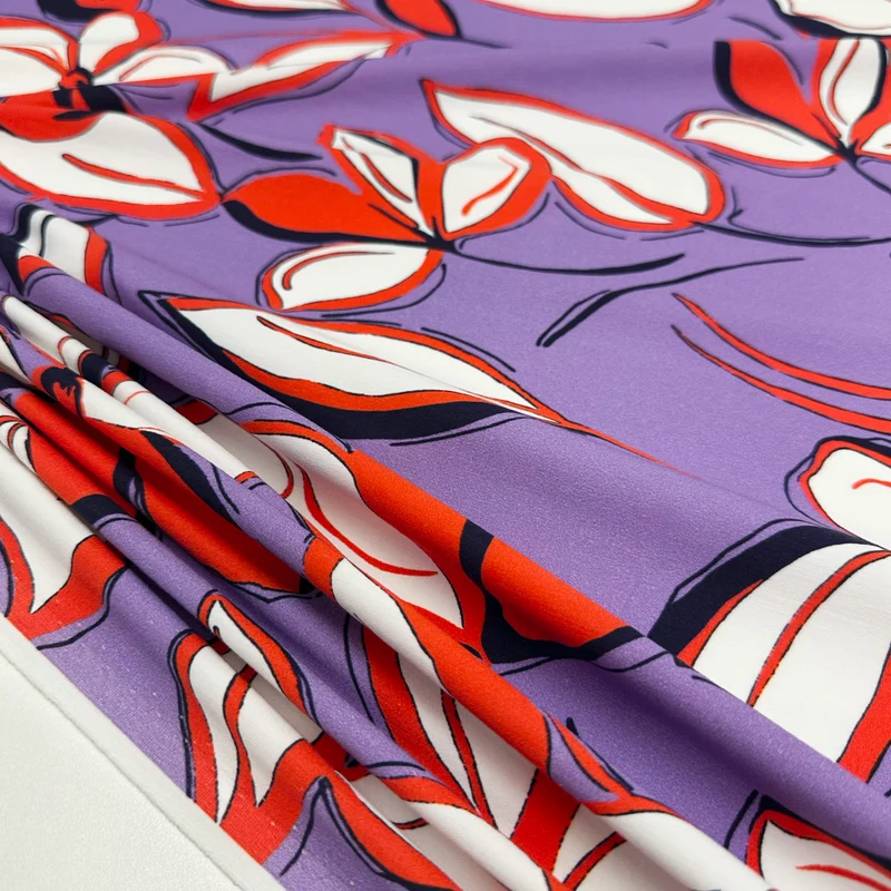Tissu Satin Coton Stretch - Lilivio