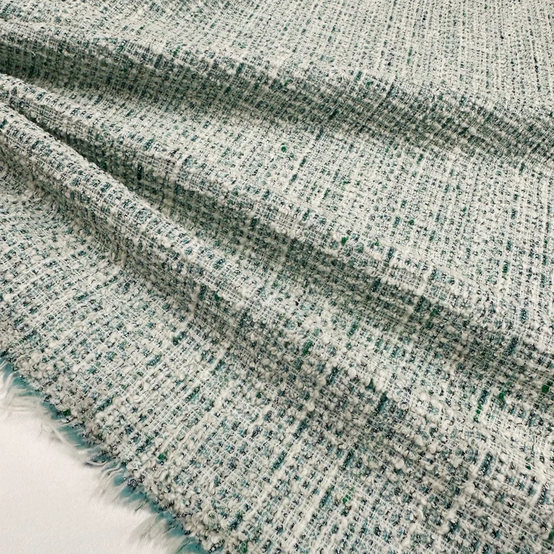 Tissu Maille Tweed, Polyester - Métallisé, Marelio