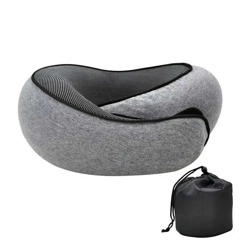 Coussin nuque voyage gris et confortable