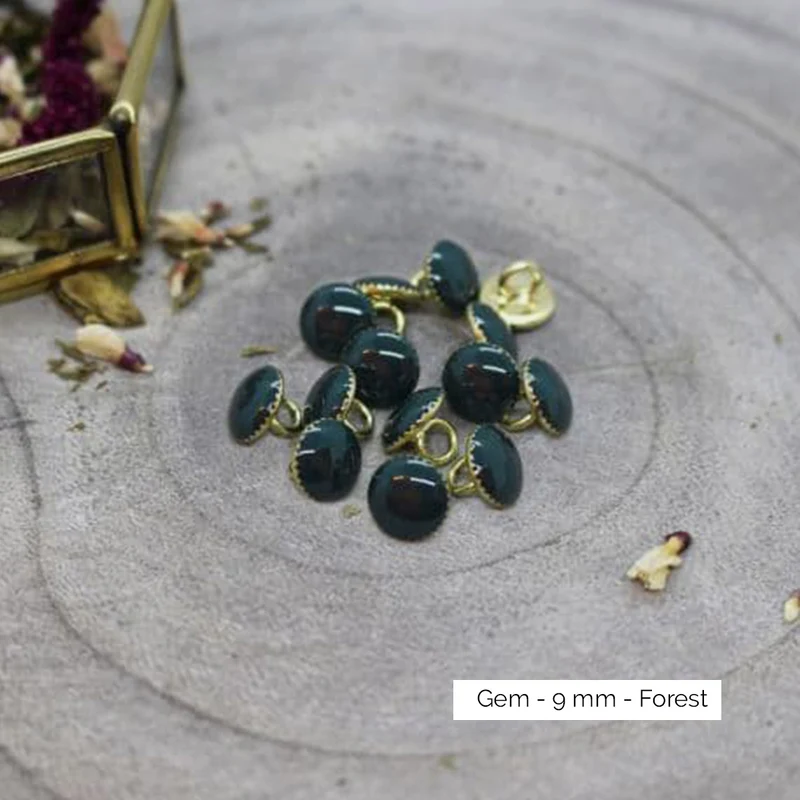 Boutons Gem - Atelier Brunette