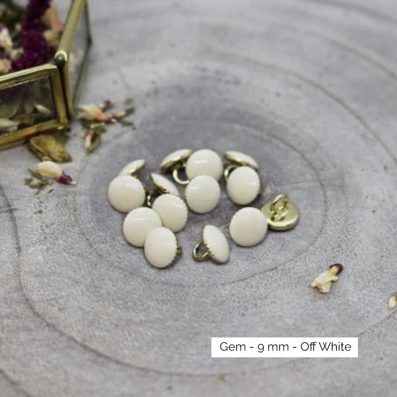 Boutons Gem - Atelier Brunette