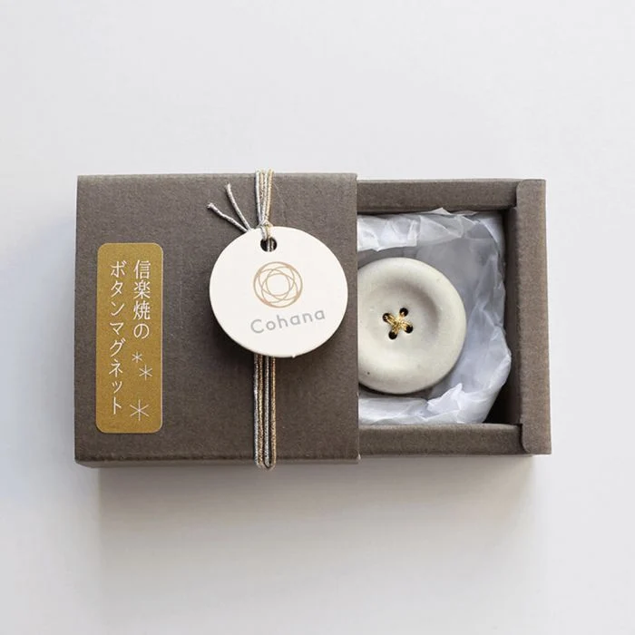 Bouton Aimanté en Céramique Shigaraki - Cohana