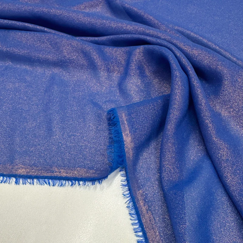 Tissu Mousseline - Enduit Métallisé, Frazerio