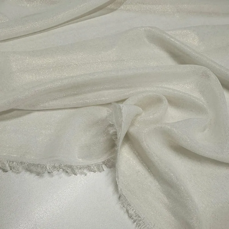 Tissu Mousseline - Enduit Métallisé, Frazerio