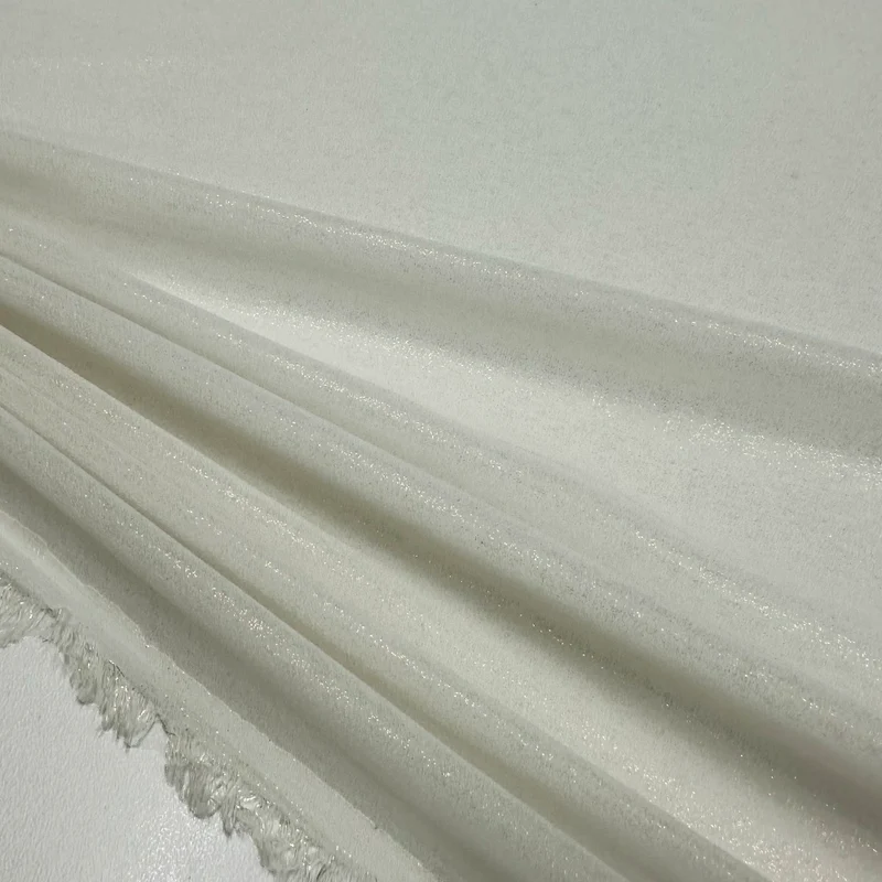 Tissu Mousseline - Enduit Métallisé, Frazerio