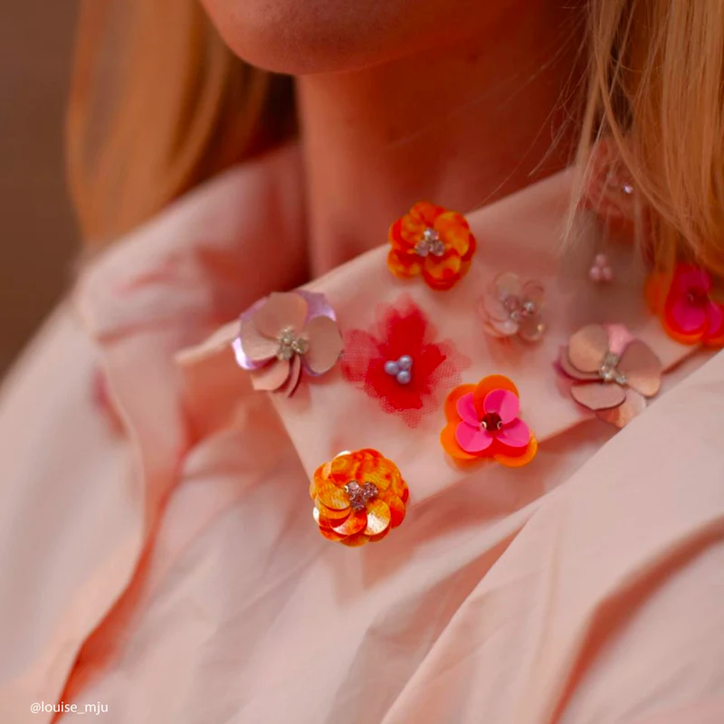 Galon Tulle Brodé - Floral