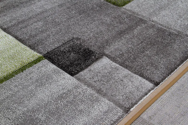 Tappeto Moderno Timelapse Verde