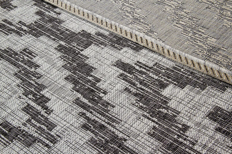 Tappeto Outdoor Flatweave Grigio