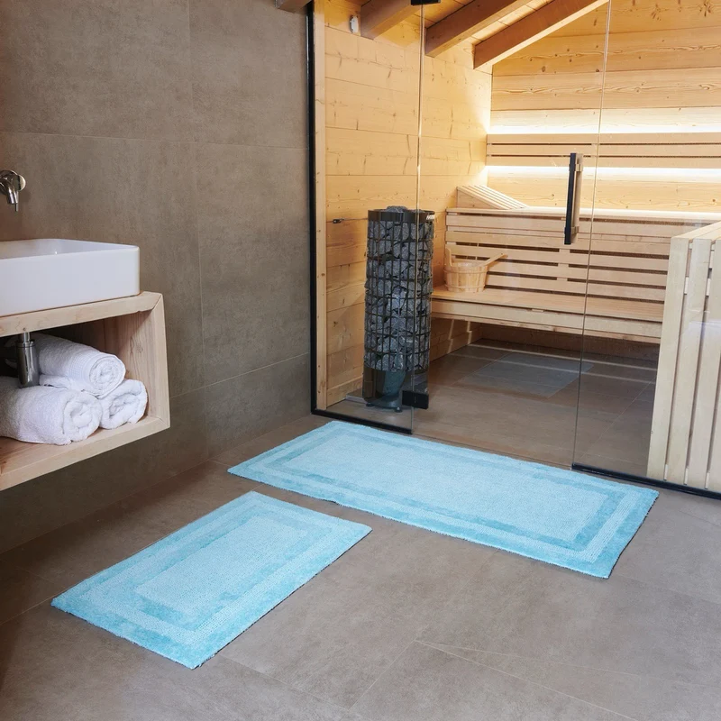 Tapis de bain réversible Zéphyr - Coton 2400g/m²