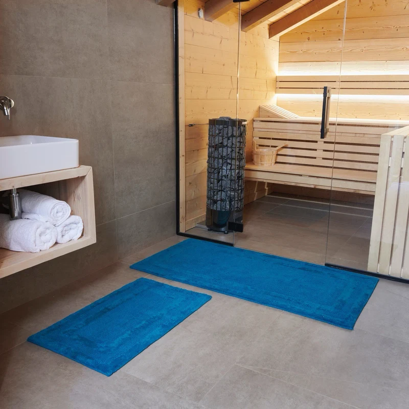 Tapis de bain réversible Zéphyr - Coton 2400g/m²